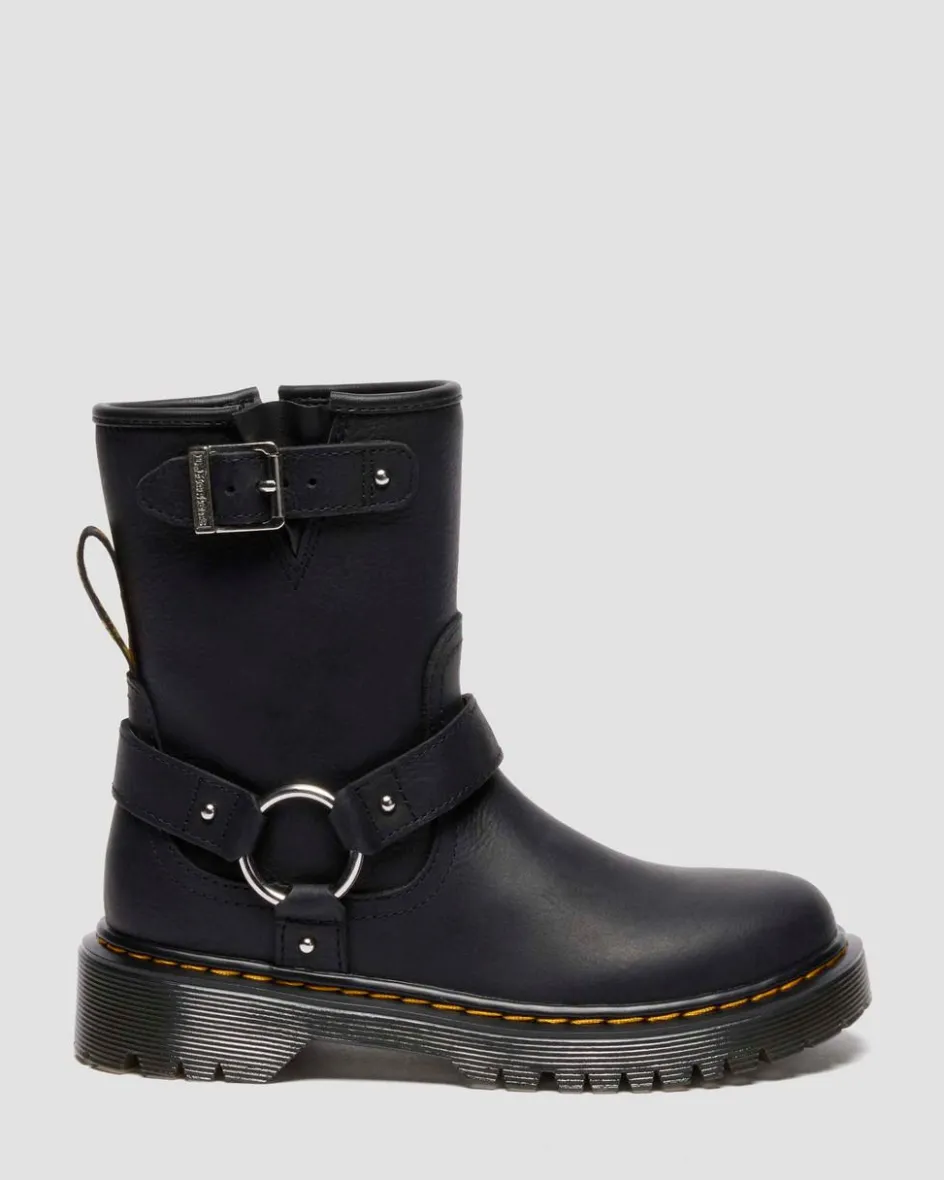 Dr. Martens Last Chance Styles*Genaya Junior in Black Black — Wyoming