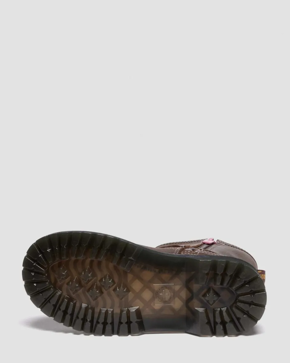 Dr. Martens Last Chance Styles*Genaya Junior in Dark Brown Dark Brown — Wyoming