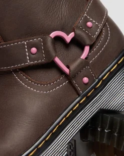 Dr. Martens Last Chance Styles*Genaya Junior in Dark Brown Dark Brown — Wyoming