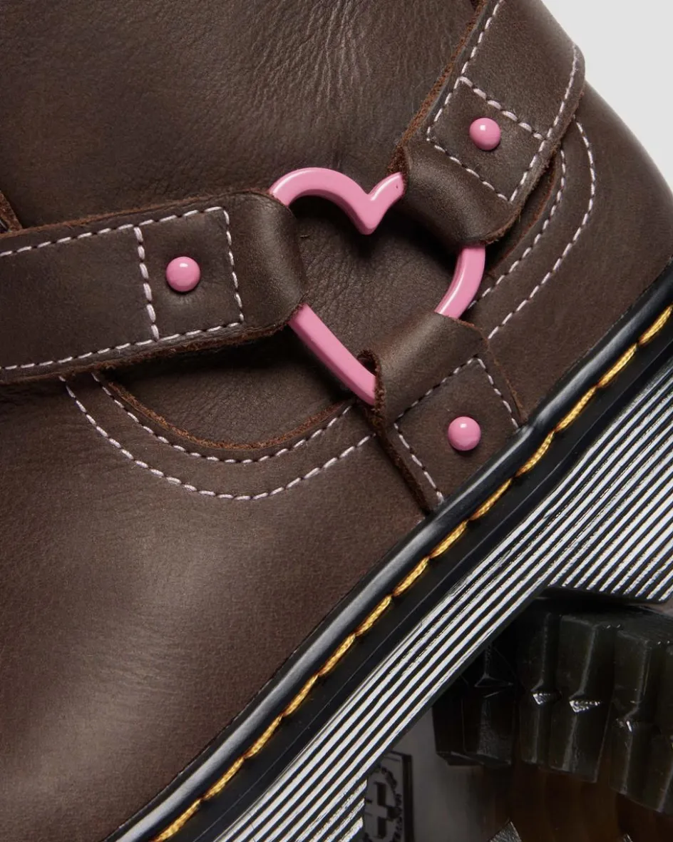 Dr. Martens Last Chance Styles*Genaya Junior in Dark Brown Dark Brown — Wyoming
