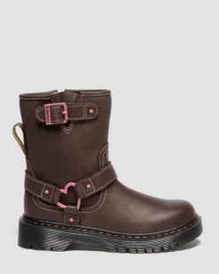 Dr. Martens Last Chance Styles*Genaya Junior in Dark Brown Dark Brown — Wyoming