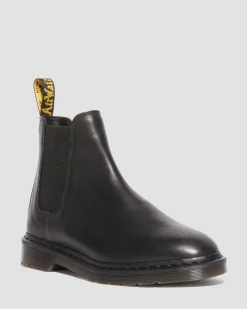 Dr. Martens Last Chance Styles*Graeme Analine leather Chelsea boots in Black Black — Analine