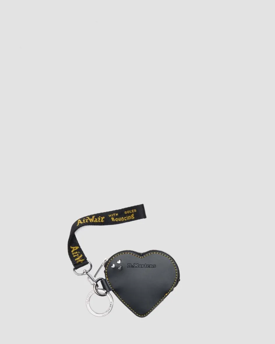 Dr. Martens Accessories|Bags*HEART PURSE in Black Black — Kiev