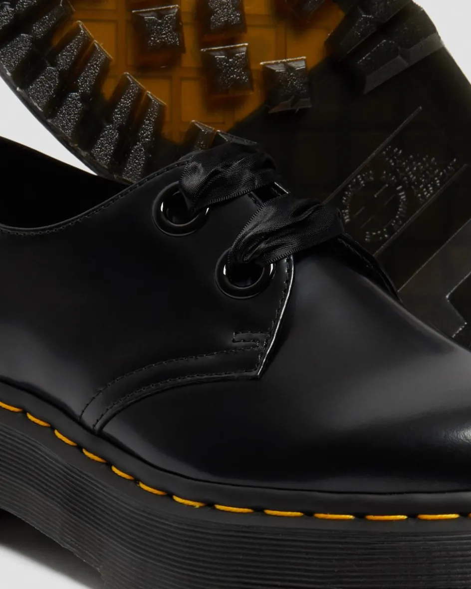Dr. Martens Mother'S Day Gifts|Shoes*Holly Women's Leather Platform Shoes in Black Buttero BLACK BUTTERO — Buttero