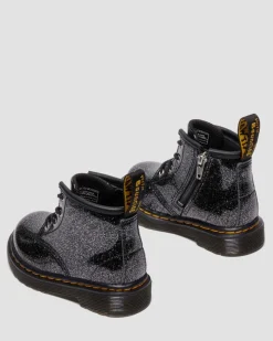 Dr. Martens Infant & 0-1 Years*INFANT 1460 GLITTER PATENT LEATHER BOOTS Nebula Glitter