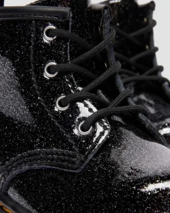 Dr. Martens Infant & 0-1 Years*INFANT 1460 GLITTER PATENT LEATHER BOOTS Nebula Glitter