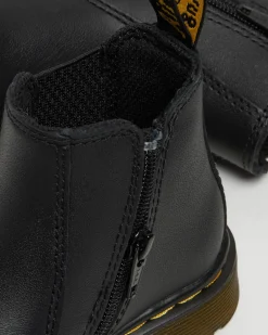 Dr. Martens Infant & 0-1 Years|Toddler & 2-4 Years*Infant/Toddler 2976 Softy T Leather Chelsea Boots in Black Black — Softy T