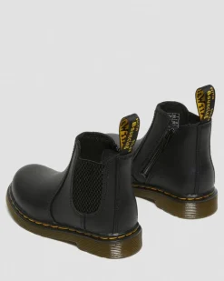 Dr. Martens Infant & 0-1 Years|Toddler & 2-4 Years*Infant/Toddler 2976 Softy T Leather Chelsea Boots in Black Black — Softy T