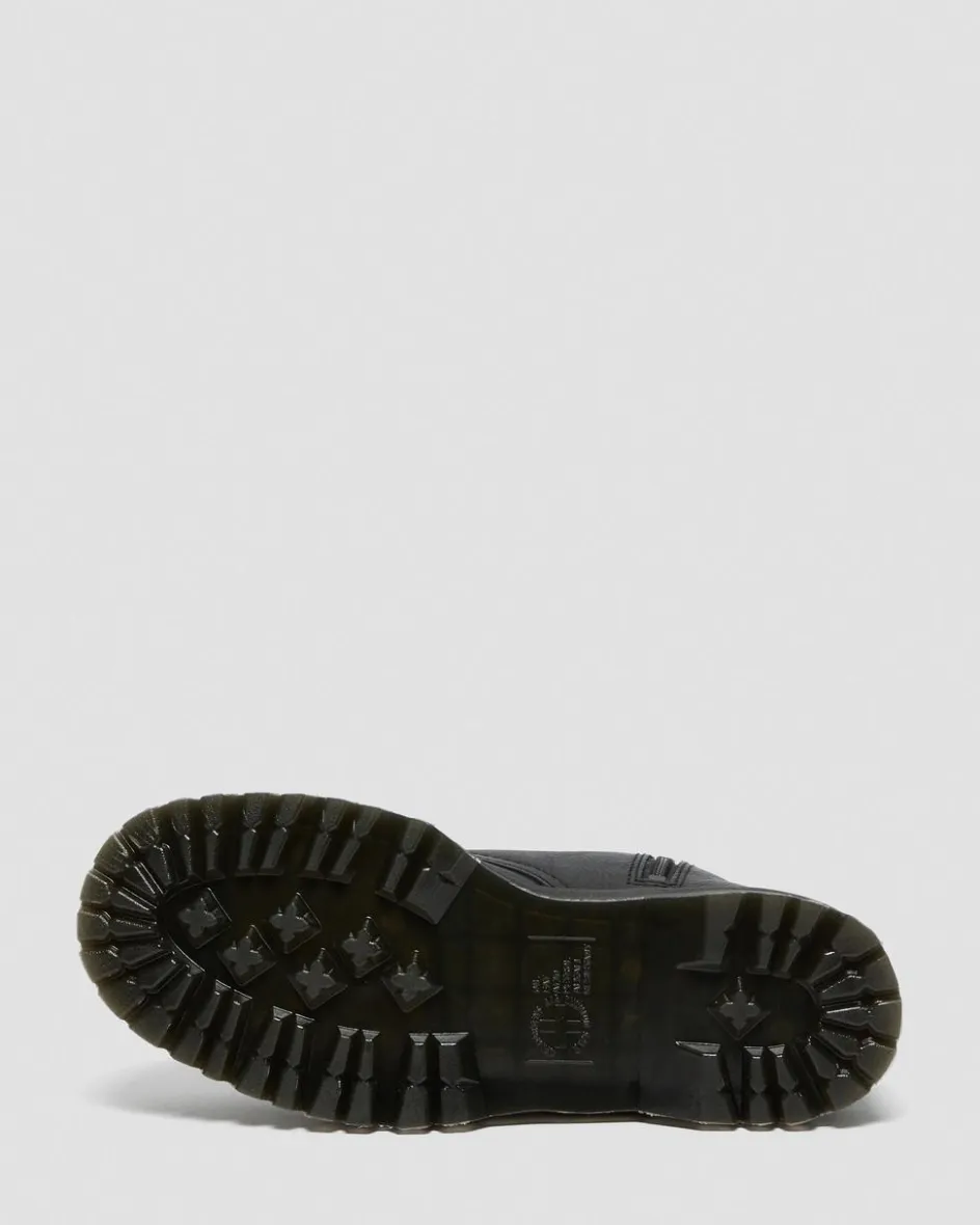 Dr. Martens Boots|Winter Boots*Jadon Boot Leather Faux Fur Lined Platforms in Black Black — Pisa