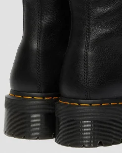 Dr. Martens Boots|Winter Boots*Jadon Boot Leather Faux Fur Lined Platforms in Black Black — Pisa