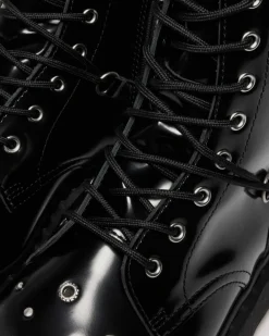 Dr. Martens Last Chance Styles|Last Chance Styles*JADON HI STUDDED BUTTERO LEATHER PLATFORM BOOTS in Black Buttero BLACK BUTTERO — Buttero