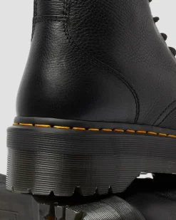 Dr. Martens New And Featured|Boots*Jadon III Boot Pisa Leather Platforms in Black Black — Pisa