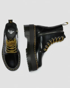 Dr. Martens Boots|New And Featured*Jadon Max Boot Women's Platforms in Black Buttero BLACK BUTTERO — Buttero