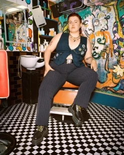 Dr. Martens Boots|New And Featured*Jadon Max Boot Women's Platforms in Black Buttero BLACK BUTTERO — Buttero