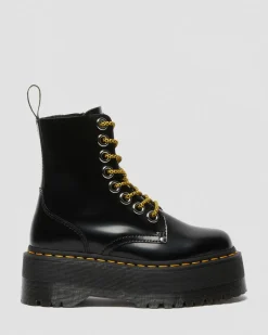 Dr. Martens Boots|New And Featured*Jadon Max Boot Women's Platforms in Black Buttero BLACK BUTTERO — Buttero