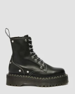 Dr. Martens New And Featured|Boots*Jadon Monochrome Sendal Leather Platform Boots in Black Black — Sendal