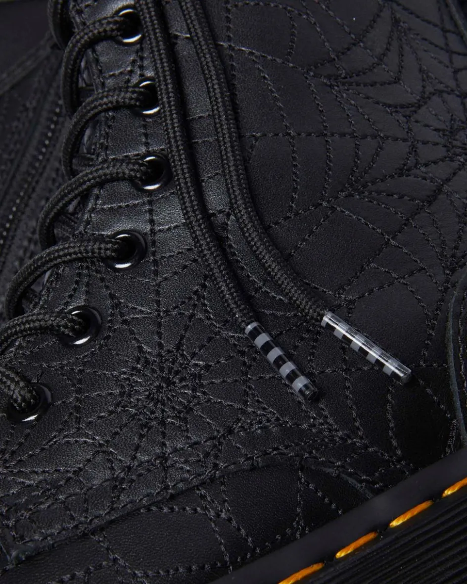 Dr. Martens Boots|Collaborations*Jadon Wednesday Platform Boots in Black Black — Nappa Lux