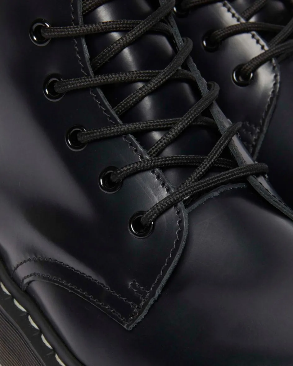 Dr. Martens Boots*Jadon White Stitch Polished Smooth