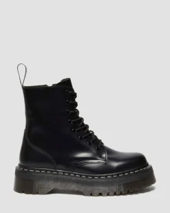 Dr. Martens Boots*Jadon White Stitch Polished Smooth