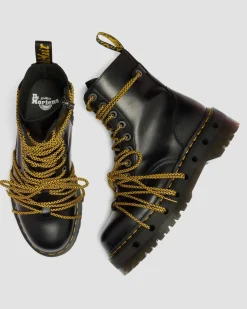 Dr. Martens New And Featured|Boots*Jadon XL Leather Platform Boots in Black Black — Abruzzo Wp
