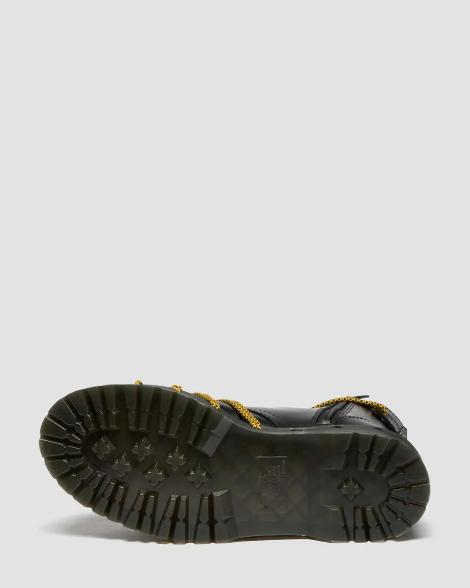 Dr. Martens New And Featured|Boots*Jadon XL Leather Platform Boots in Black Black — Abruzzo Wp