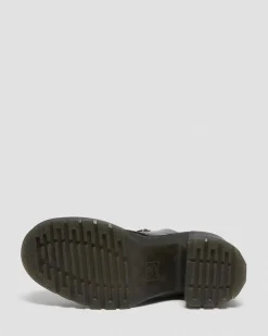 Dr. Martens New And Featured|Heeled Boots*Jesy Sendal Leather Lace Up Flared Heel Boots in Black Black — Sendal