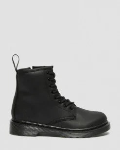 Dr. Martens Junior & 5-7 Years*Junior 1460 Faux Fur Lined Boots in Black Black — Republic Waterproof