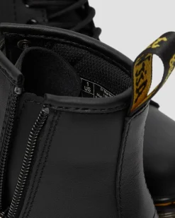 Dr. Martens Junior & 5-7 Years*Junior 1460 Softy T Leather Lace Up Boots in Black Black — Softy T