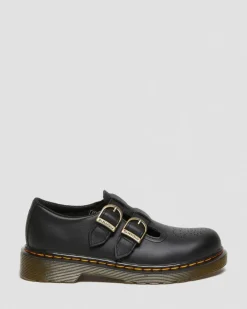 Dr. Martens Shoes|Junior & 5-7 Years*Junior 8065 Softy T Leather Mary Jane Shoes in Black Black — Softy T