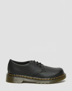 Dr. Martens Junior & 5-7 Years*Junior 1461 Softy T Leather Shoes in Black Black — Softy T
