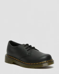 Dr. Martens Junior & 5-7 Years*Junior 1461 Softy T Leather Shoes in Black Black — Softy T