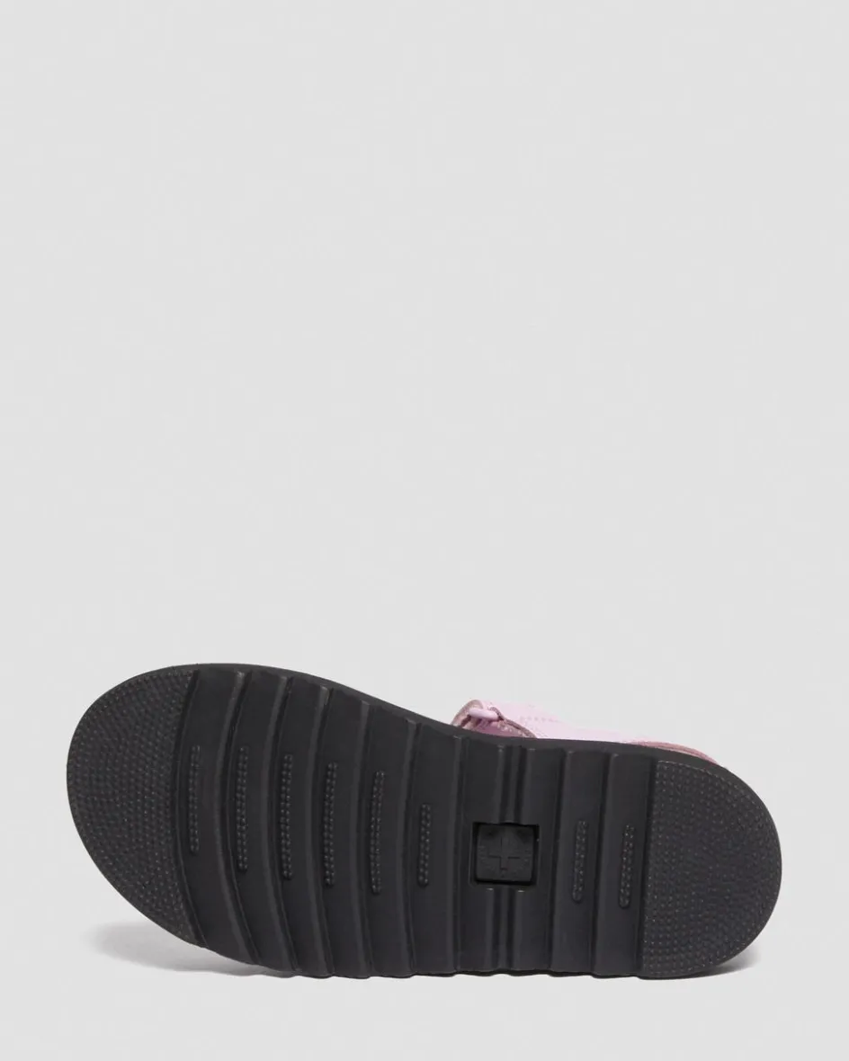 Dr. Martens Junior & 5-7 Years*Junior Klaire Athena Leather Strap Sandals in Pale Pink Pale Pink — Athena