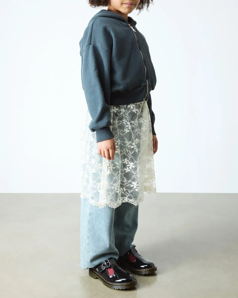 Dr. Martens New And Featured|Junior & 5-7 Years*Junior Polly II Heart Patent Leather Shoes Patent Lamper