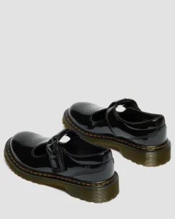 Dr. Martens New And Featured|Junior & 5-7 Years*Junior Polly II Heart Patent Leather Shoes Patent Lamper