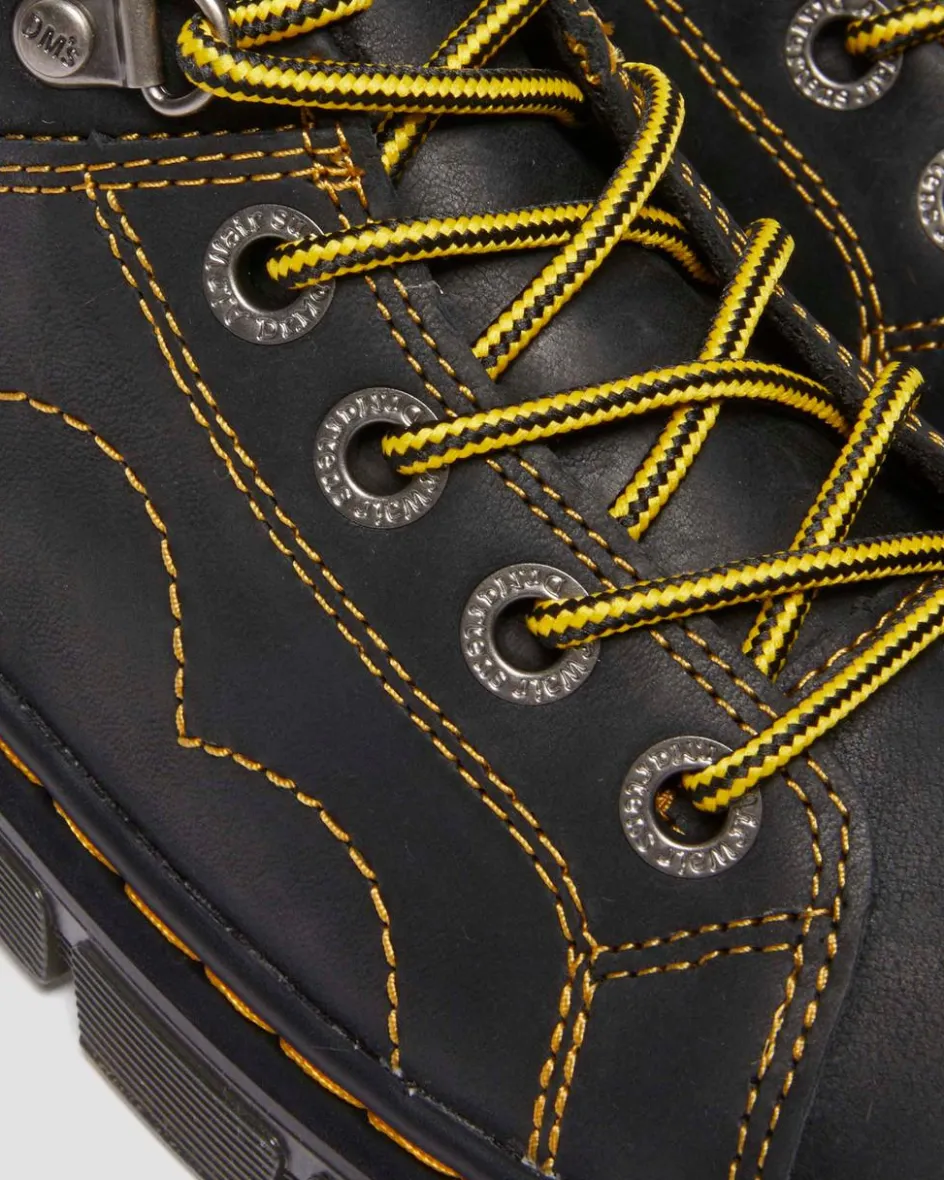 Dr. Martens Last Chance Styles*Junior Raffe Church Wyoming leather boots in Black Black — Wyoming