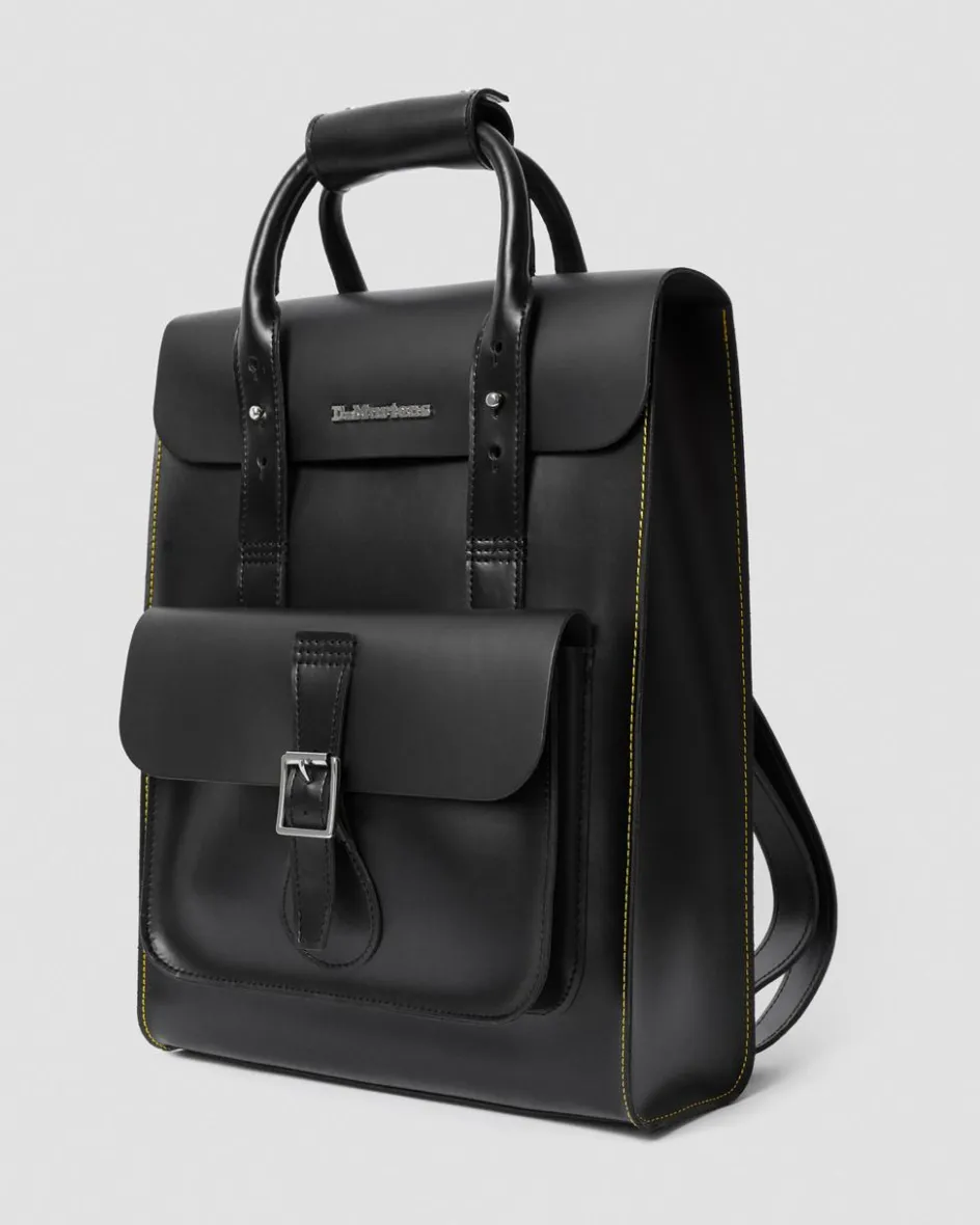 Dr. Martens Accessories|Accessories*Kiev Leather Backpack in Black Black — Kiev & Smooth
