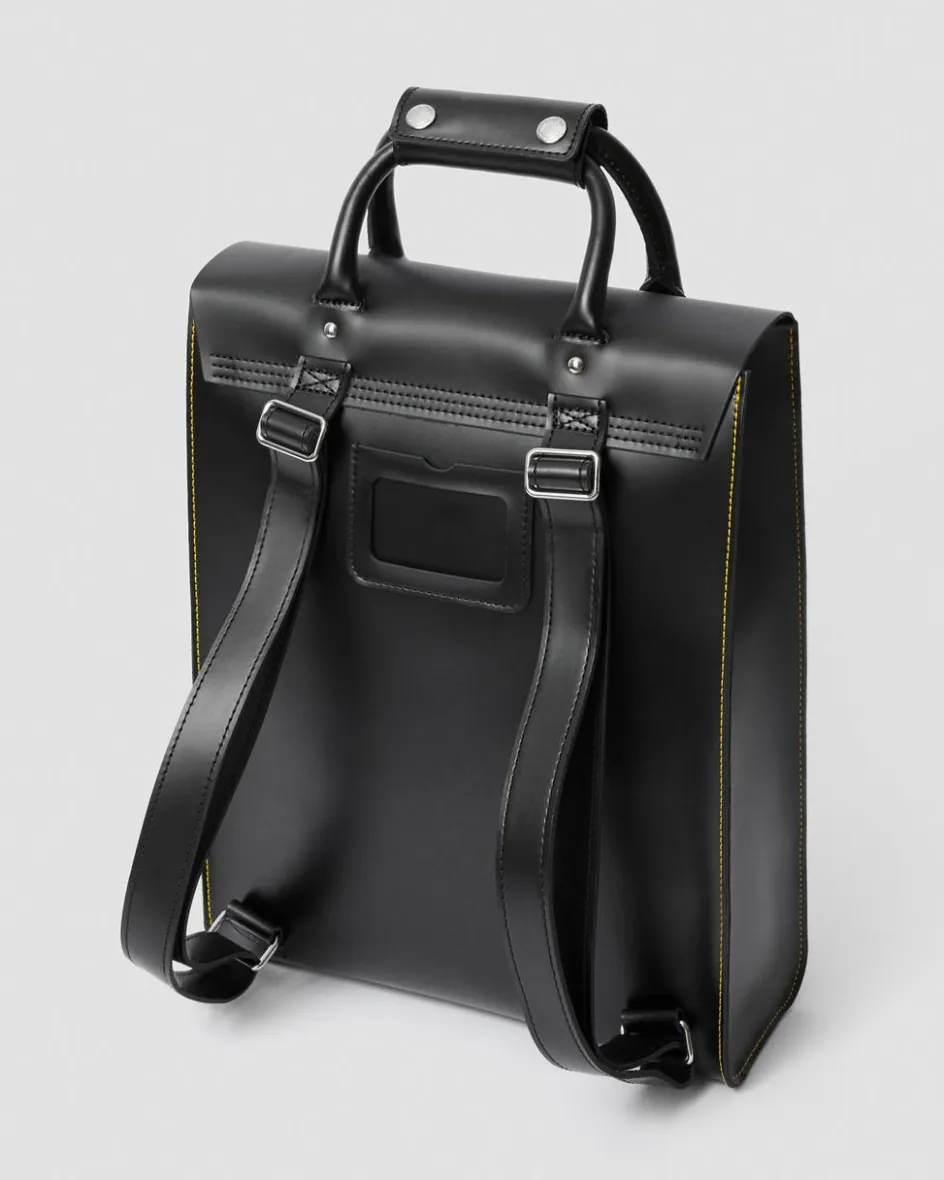 Dr. Martens Accessories|Accessories*Kiev Leather Backpack in Black Black — Kiev & Smooth