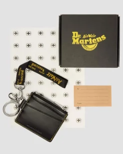 Dr. Martens Accessories|Bags*Kiev Leather Cardholder in Black Black — Kiev