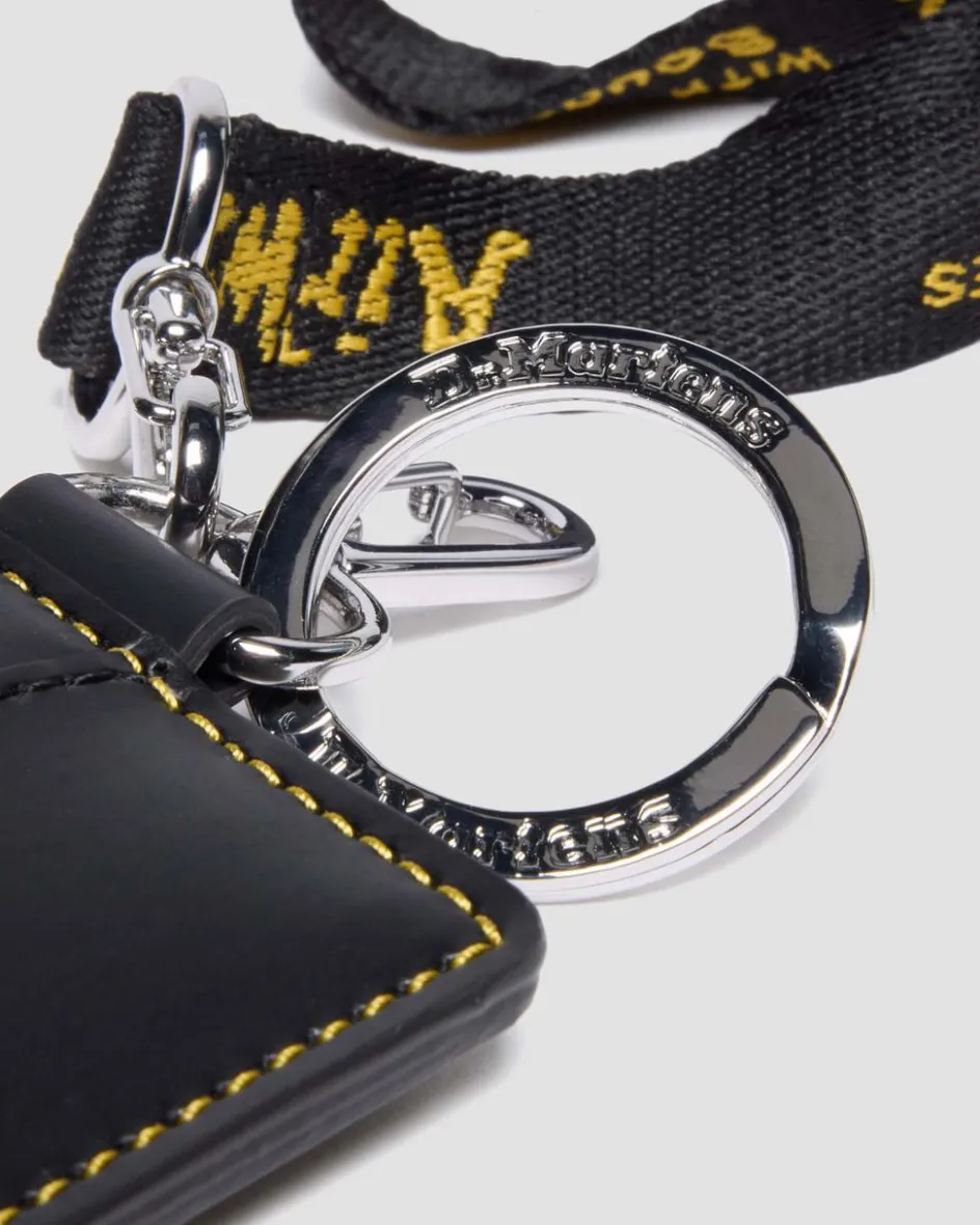Dr. Martens Accessories|Bags*Kiev Leather Cardholder in Black Black — Kiev