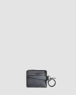 Dr. Martens Accessories|Bags*Kiev Leather Cardholder in Black Black — Kiev