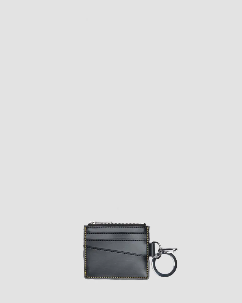 Dr. Martens Accessories|Bags*Kiev Leather Cardholder in Black Black — Kiev