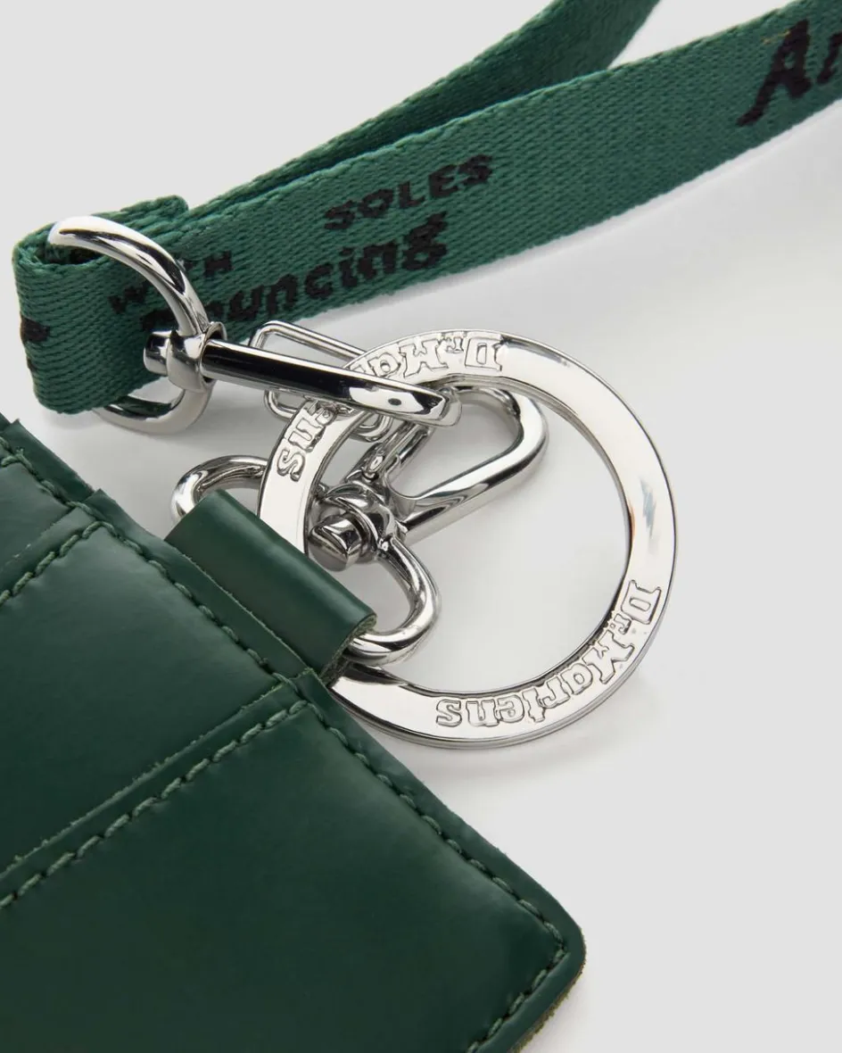 Dr. Martens New And Featured|Accessories*Kiev Leather Cardholder in Dms Green DMS GREEN — Kiev