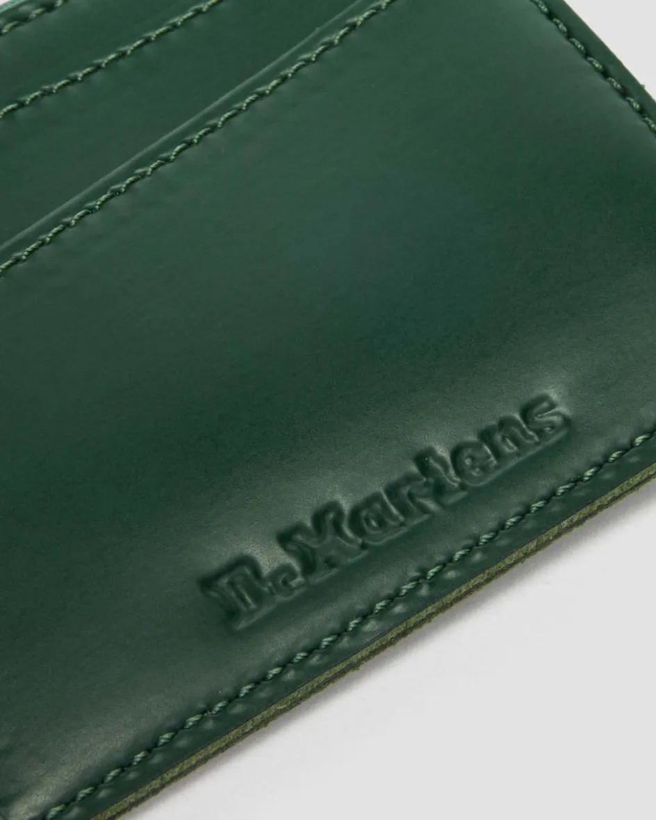 Dr. Martens New And Featured|Accessories*Kiev Leather Cardholder in Dms Green DMS GREEN — Kiev