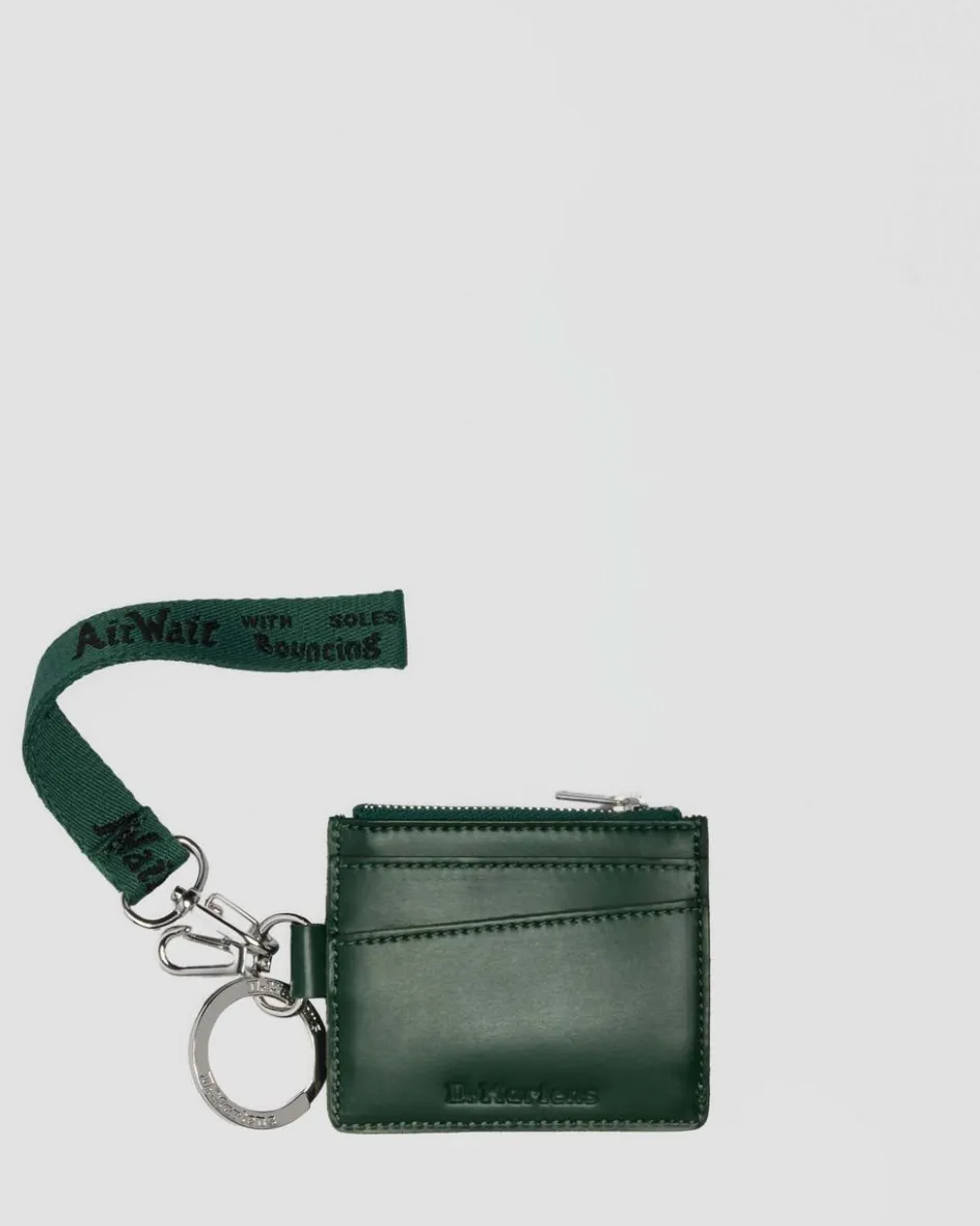Dr. Martens New And Featured|Accessories*Kiev Leather Cardholder in Dms Green DMS GREEN — Kiev