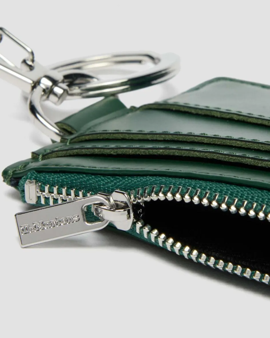 Dr. Martens New And Featured|Accessories*Kiev Leather Cardholder in Dms Green DMS GREEN — Kiev