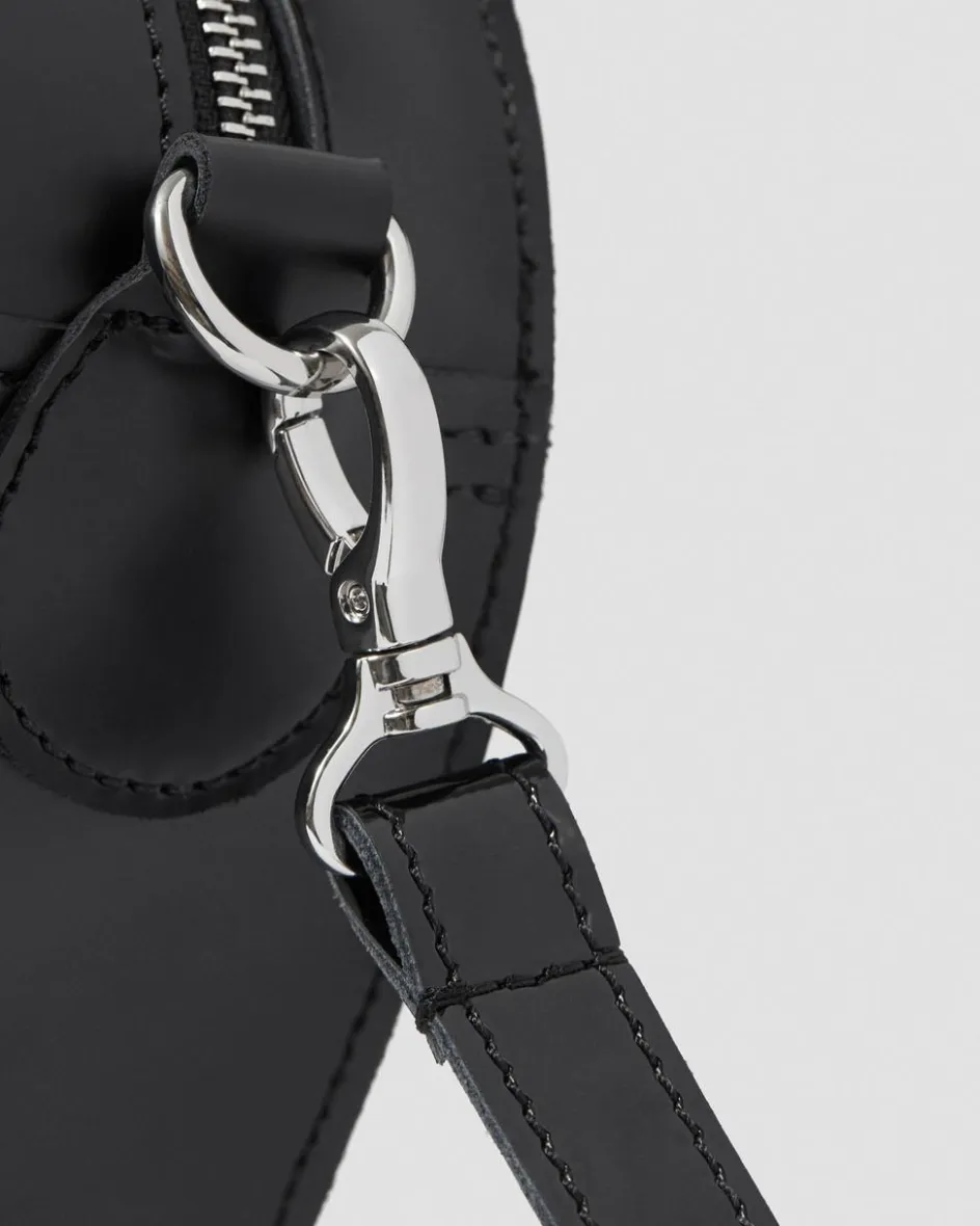 Dr. Martens Accessories|Bags*Kiev Leather Hardware Heart Shaped Bag in Black Black — Kiev