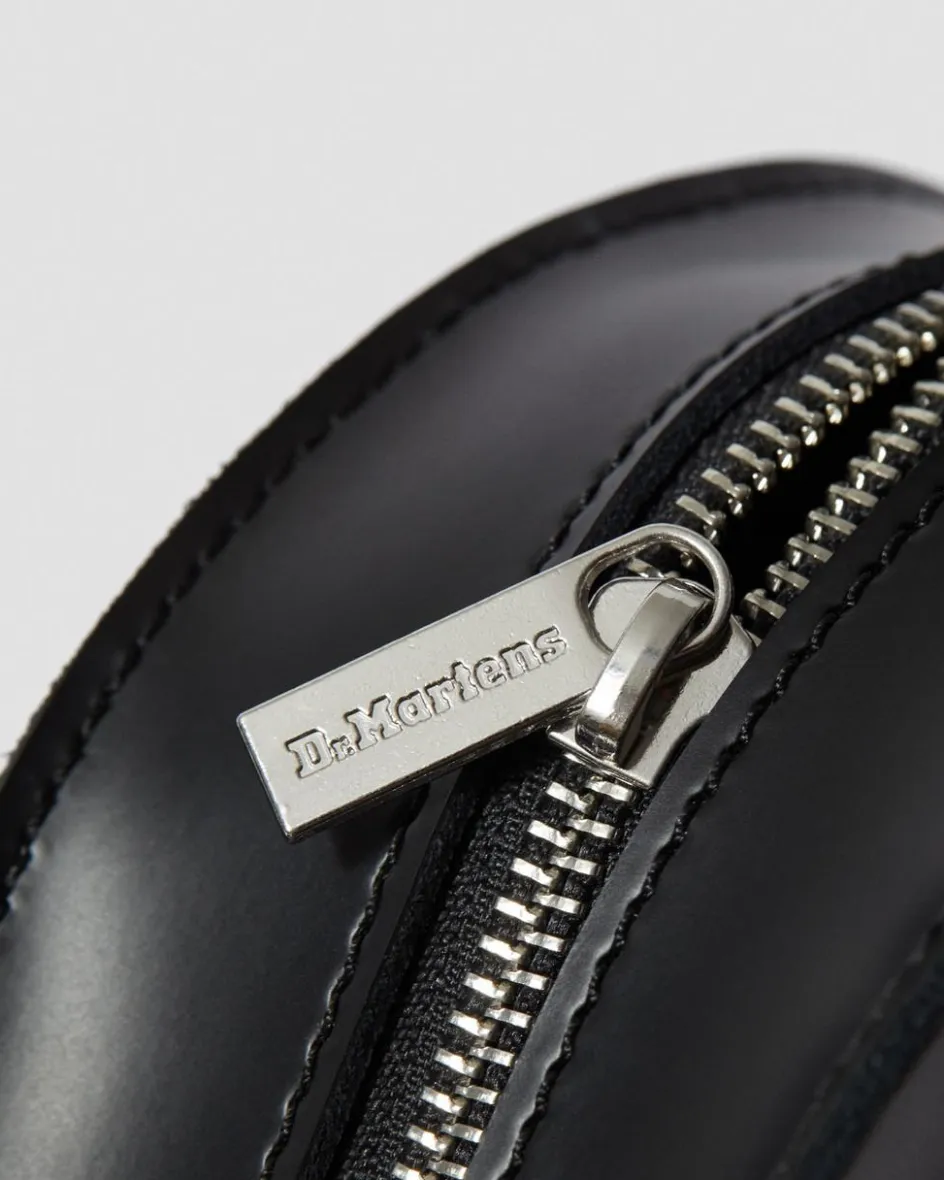 Dr. Martens Accessories|Bags*Kiev Leather Hardware Heart Shaped Bag in Black Black — Kiev