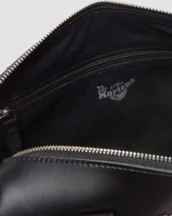 Dr. Martens New And Featured|Accessories*Kiev Leather Top Handle Bag in Black Black — Kiev & Smooth