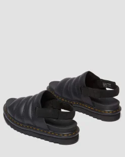 Dr. Martens Spring Sandals|Sandals*Kole Athena leather strap sandals in Black BLACK — Athena