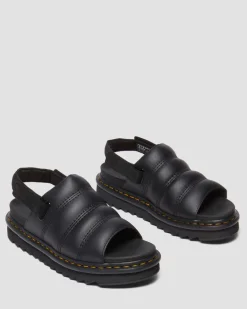 Dr. Martens Spring Sandals|Sandals*Kole Athena leather strap sandals in Black BLACK — Athena
